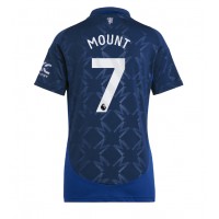 Maglia Calcio Manchester United Mason Mount #7 Seconda Divisa Donna 2024-25 Manica Corta